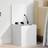vidaXL Storage Box White 30 x 35 x 35 cm Chest