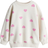 H&M Kid's Brushed Inside Sweatshirt - Light Beige/Hearts (1246179018)