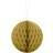 PartyDeco Honeycomb Kula 10 cm Guld