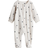 H&M Baby Pyjamasoverall i Fleece - Vit/Prickig (1173315005)
