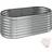 tectake Raised Bed 200 x 100 x 60 cm Silver