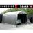 Dancover Portable Garage Garage Tent PRO 3.6x4.8x2.68 m PE Grey (Building Area )
