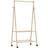 vidaXL with Shelves and Wheels 96 x 45.5 x 155.5 cm Clothes Rack