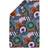 Marimekko Siirtolapuutarha 240x220 cm White/Dark Blue/Orange Påslakan Vit, Blå (210x)