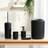 OHS 5-Piece Bathroom Accessories Set Black