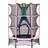 Homcom Kids Trampoline With Safety Enclosure 4.6Ft