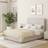 Aspire Taylor Kingsize Velvet End Lift Ottoman - Silver Frame Bed