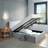 Home Treats Grey Velvet Ottoman Storage With Pocket Sprung Mattress King Size Frame Bed