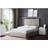 DS Living Evangaline Beige Panel Ottoman with Headboard - Single Frame Bed