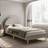Flair Ava Green Boucle Single Frame Bed