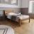 Birlea Pine Wood Single Bed and Mattress Bundle Rio Air Sleepsoul 90 cm 3 ft - Brown