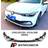 Auto Perfectionists UK VW Golf MK8 GTI GTD R Line Gloss Black Front Splitter Spoiler Lip Body Kit 2020+