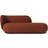 ferm LIVING Rico Divan Left Tonus Red Brown Sofa 203cm 3 personers