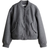 H&M Girl's Felted Bomber Jacket - Dark Grey Melange (1227381006)