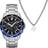 Armani Exchange AX7166SET Stainless Steel Watch Necklace Set