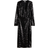 H&M Sequined Wrap Dress - Black