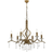 Avon Elizabeth Antique Gold/Transparent Pendellampa ∅ 80cm