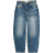 River Island Seamed Barrel Jeans - Blue Denim