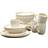 Bitz Cream Dinner Set 16pcs