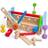 Bigjigs 18 Piece Wooden Workbench Toy
