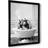 Chimpanzee in Bathtub Black and White Framed Art 20.3x25.4cm