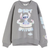 H&M Oversized Sweatshirt - Grey/Lilo & Stitch (1208575004)