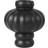 Louise Roe Balloon 08 Ink Black Vase 30cm