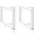 vidaXL Coffee Legs T-Shaped 2 pcs Steel Table Leg 70cm 2pcs