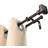 Utopia Alley DD162RB Window Treatment Telescoping Double Curtain Rod Set