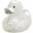 Duckshop Rubber Ducky Glitzer Silver 9cm