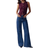 Gina Tricot Front Pocket Flare Jeans - Mid Blue