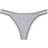 PINK Wink Strappy Thong Panty - Medium Heather Grey