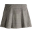 H&M Pleated Mini Skirt - Greige/Checked