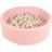 BabyTrold Ball Round Pool Rose 90x30cm -100 balls - 100 bollar