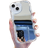 Forluz Fashion Luxury Cream Grain Mirror Phone Case for iPhone 15
