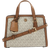 Michael Kors Chantal Extra Small Logo Messenger Bag - Vanilla/Acorn