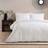 Dunelm Westley Seersucker Duvet Cover White (200x200cm)