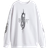 H&M Oversized Printed Sweatshirt - White/Slipknot