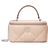Tory Burch Kira Diamond Quilt Vanity Case - Soft Pink