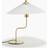 H&M Pleated Gold/White Bordlampe 44cm