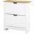 Northio Space-Saving White/Natural Skoställ 72x80cm
