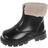 Shein New Kids Fashion Flat Lace-Up Casual Boots For Girls, Versatile Children Ankle Boots
