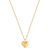 Ania Haie Rope Heart Pendant Necklace - Gold