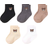 Shein 5 Pairs Baby Bear Solid Color Socks