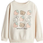 H&M Sweatshirt - Light Beige/Berry Best Friends (1241902024)