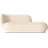 ferm LIVING Rico Left Wool Bouclé Off White Sofa 203cm