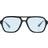 Bershka Sunglasses Black/Blue