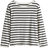 H&M Long-Sleeved Jersey Top - White/Black Striped (1212699021)