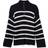 NA-KD Knitted Sweater with Front Zipper - Striped