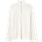 NA-KD Knitted Sweater with Front Zipper - Off-White